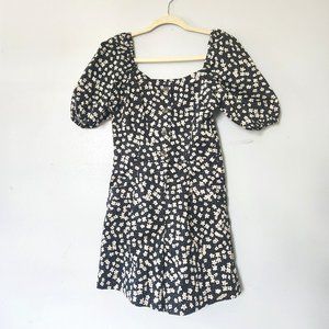 Puff-Sleeve Romper